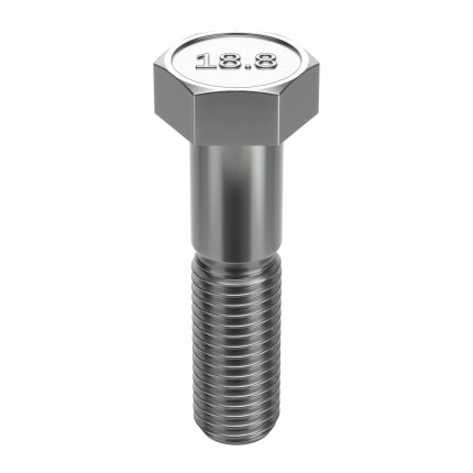 18-8 Stainless Steel Hex Head Cap Screws