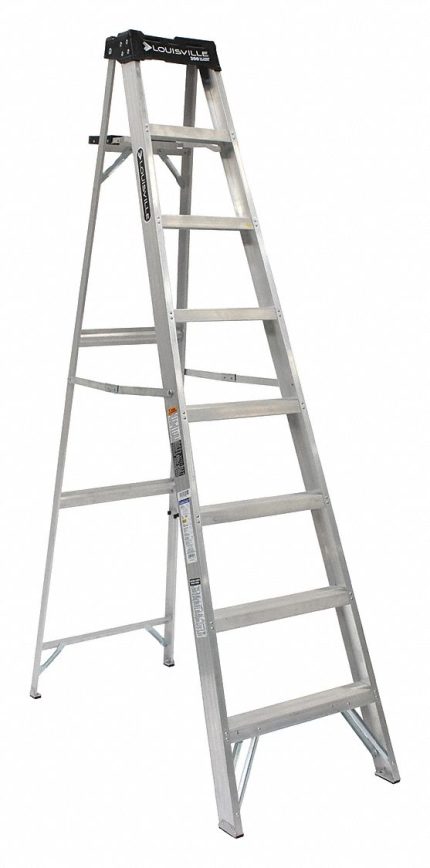 Lightweight Aluminum A-Frame Stepladders