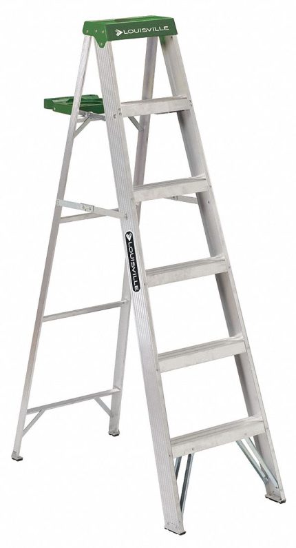 Lightweight Aluminum A-Frame Stepladders