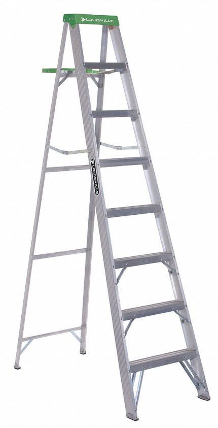 Lightweight Aluminum A-Frame Stepladders