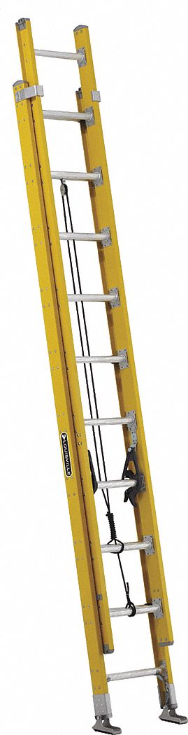 Non-Conductive Fiberglass Extension Ladders
