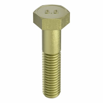 Class 8.8 Steel Hex Head Cap Screws