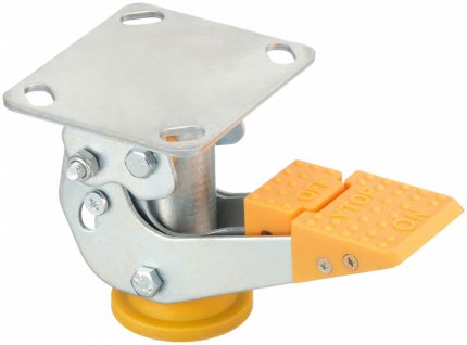 Abrasion-Resistant Nonmarking Floor Locks