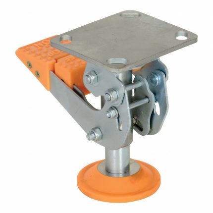 Abrasion-Resistant Nonmarking Floor Locks