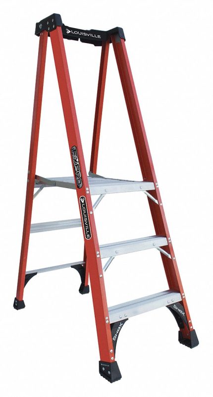 Non-Conductive Fiberglass Platform Stepladders