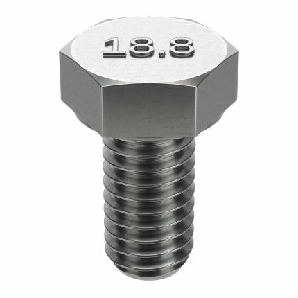 18-8 Stainless Steel Hex Head Cap Screws