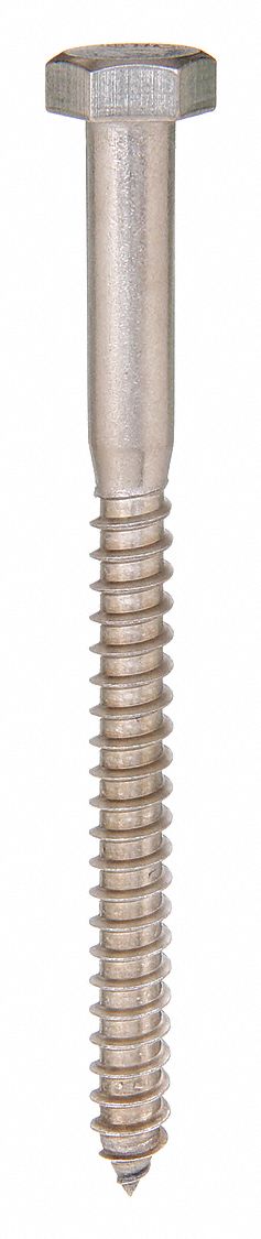 18-8 Stainless Steel Hex Head Lag Screws