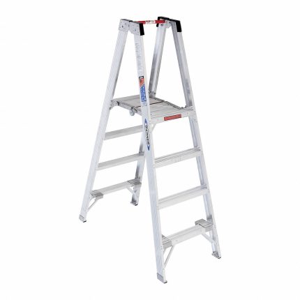 Lightweight Aluminum Twin-Platform Stepladders