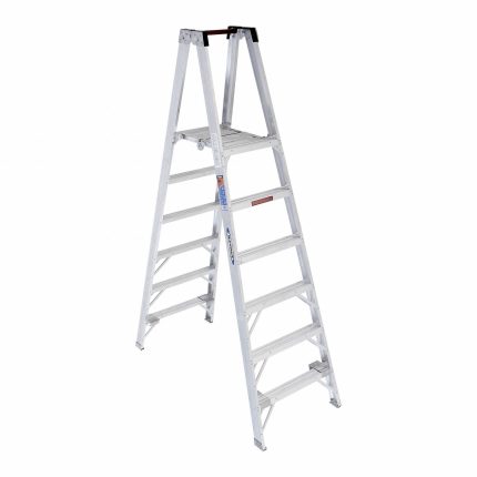 Lightweight Aluminum Twin-Platform Stepladders