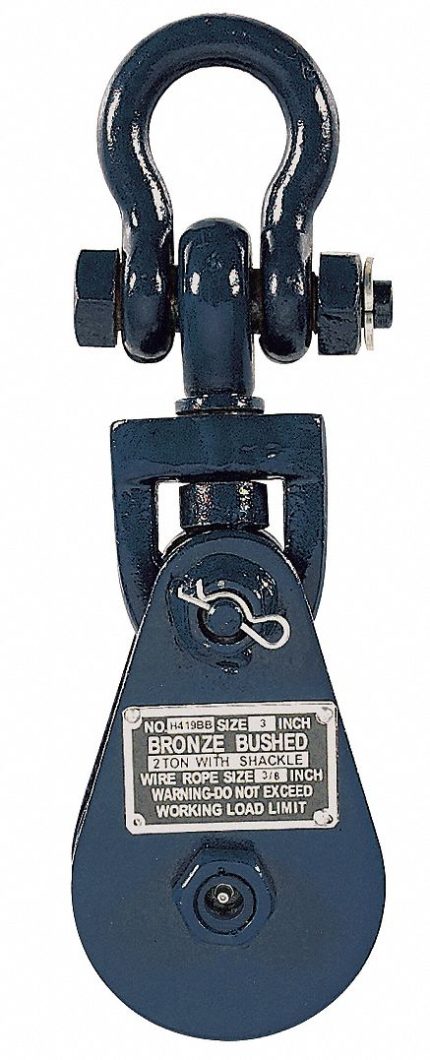 Shackle-Attached Snatch Blocks