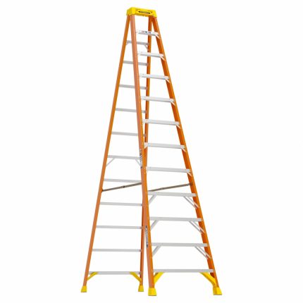 Non-Conductive Fiberglass A-Frame Stepladders