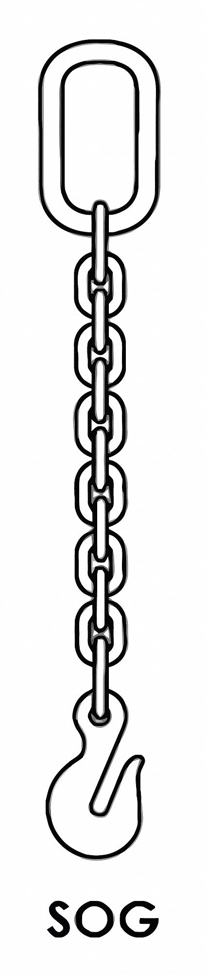Grade-80 Single-Leg Chain Slings