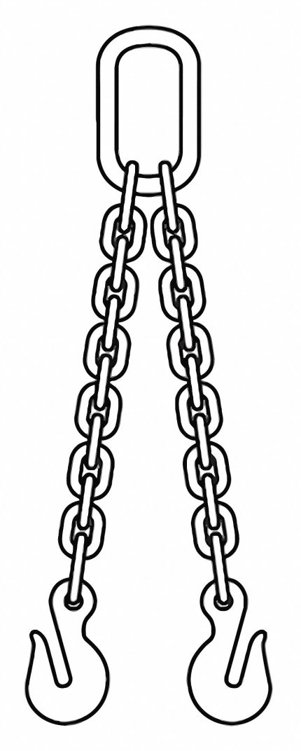 Grade-80 Double-Leg Chain Slings