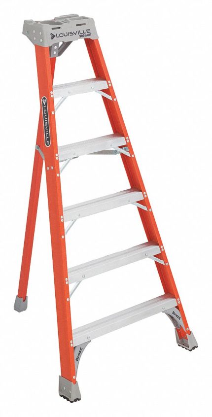 Non-Conductive Fiberglass Tripod Stepladders