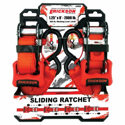 Ratchet Straps with S-Hook Ends
