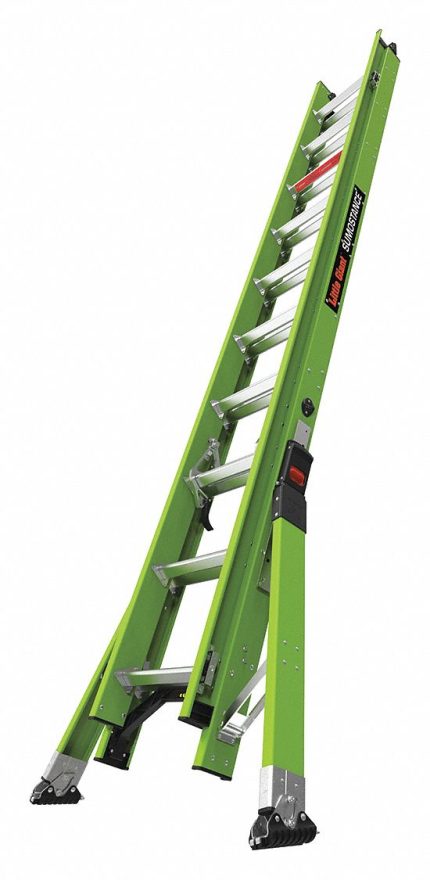 Ultra-Stable Non-Conductive Fiberglass Extension Ladders