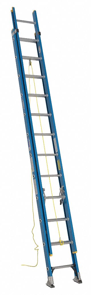 Non-Conductive Fiberglass Extension Ladders