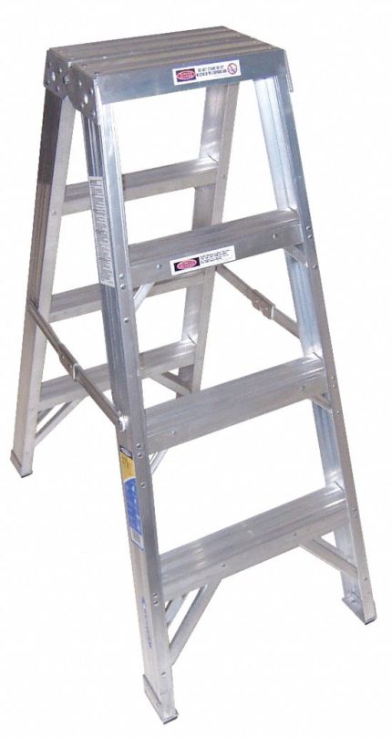 Lightweight Aluminum Twin Stepladders
