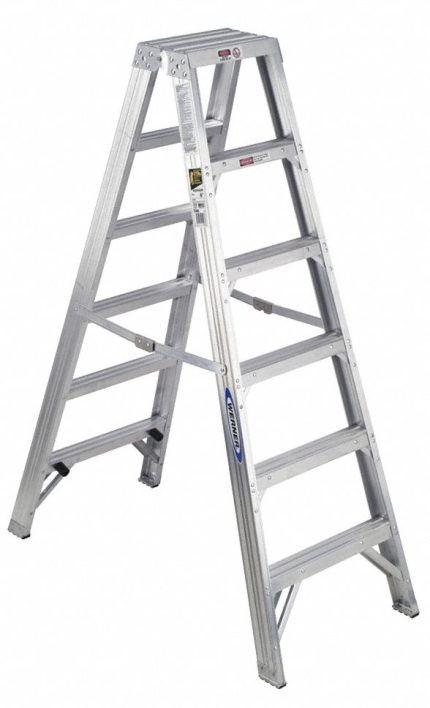 Lightweight Aluminum Twin Stepladders