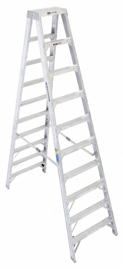 Lightweight Aluminum Twin Stepladders