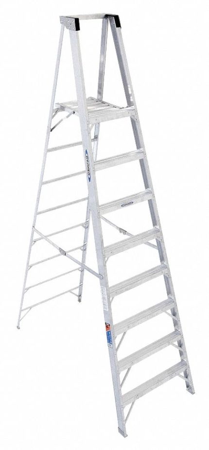Lightweight Aluminum Platform Stepladders