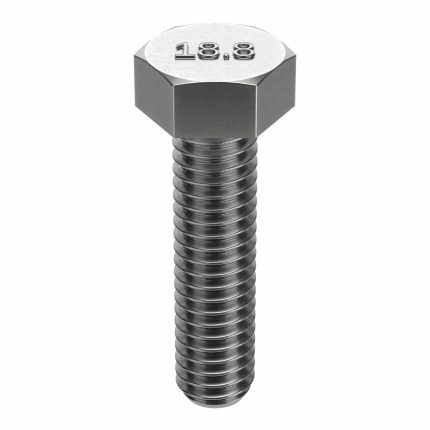18-8 Stainless Steel Hex Head Cap Screws