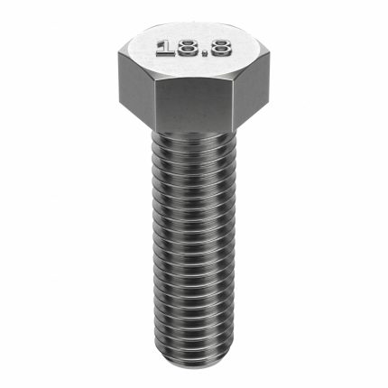 18-8 Stainless Steel Hex Head Cap Screws