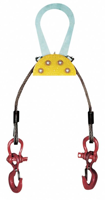 Load-Leveling Two-Leg Bridle Wire Rope Slings