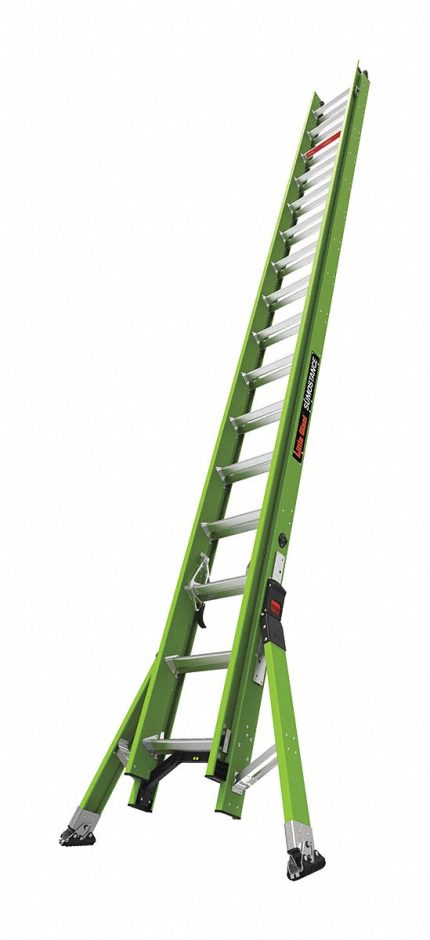 Ultra-Stable Non-Conductive Fiberglass Extension Ladders