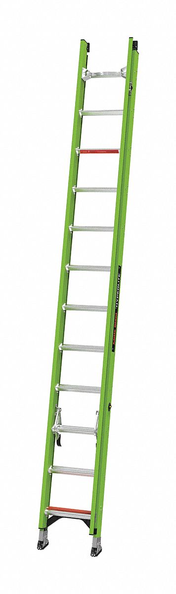 Non-Conductive Fiberglass Extension Ladders
