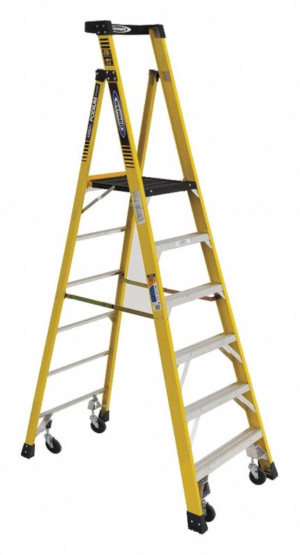 Rolling Podium Stepladders