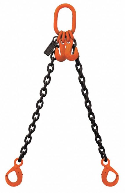 Adjustable-Length Grade-100 Double-Leg Chain Slings