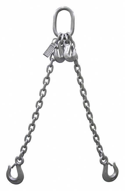 Adjustable-Length Grade-100 Double-Leg Chain Slings