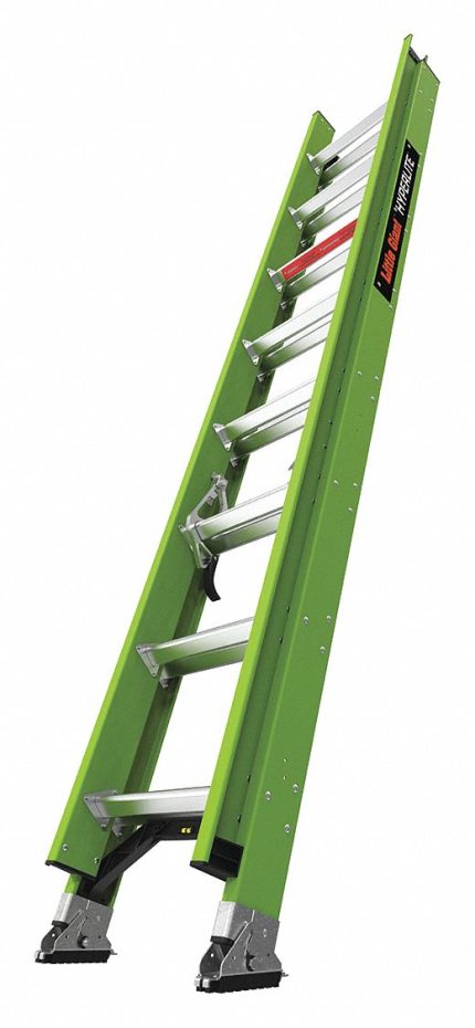 Non-Conductive Fiberglass Extension Ladders
