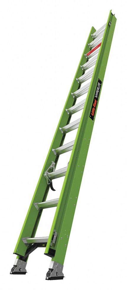 Non-Conductive Fiberglass Extension Ladders