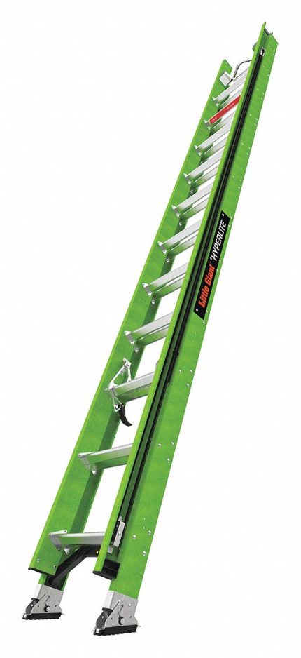 Non-Conductive Fiberglass Extension Ladders