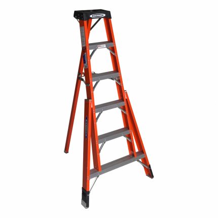 Ultra-Stable Non-Conductive Fiberglass Tripod Stepladders