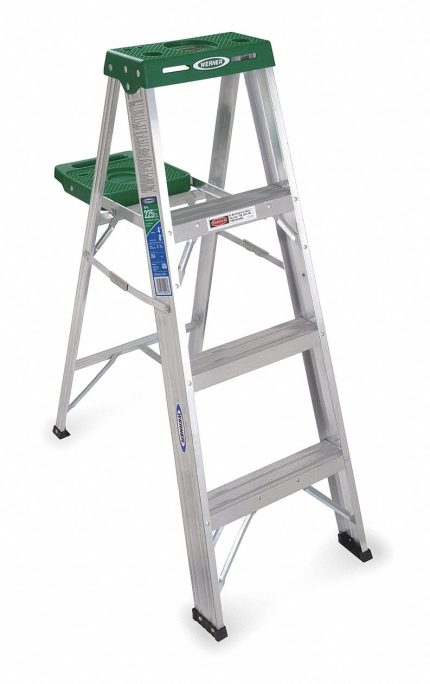 Lightweight Aluminum A-Frame Stepladders
