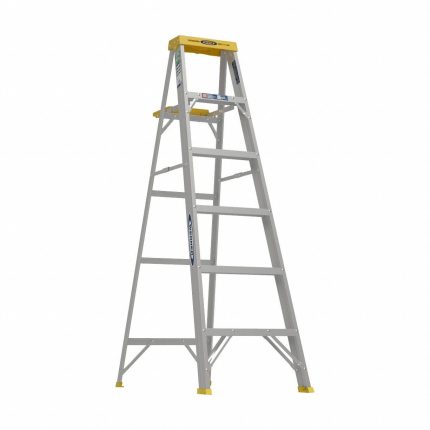 Lightweight Aluminum A-Frame Stepladders