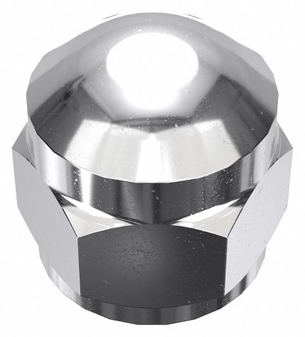 High Crown Cap Nuts with Flat Heads