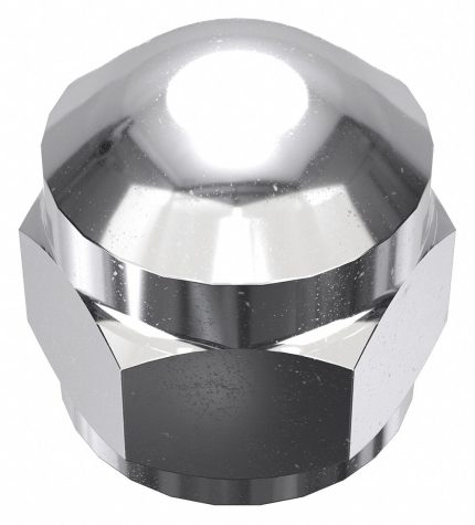 High Crown Cap Nuts with Flat Heads