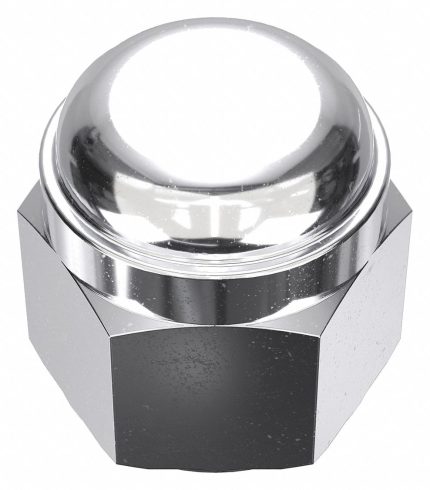 High Crown Cap Nuts with Flat Heads