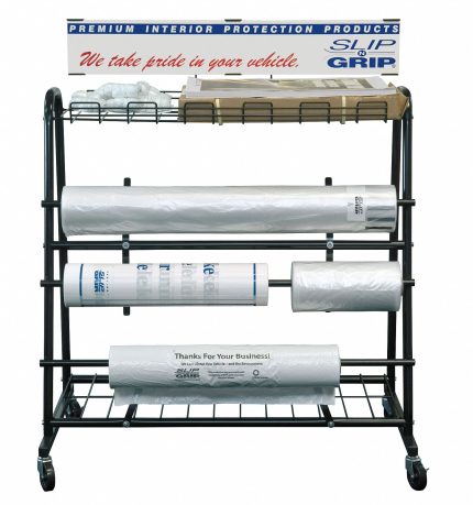 Vehicle Protection Cover Dispensing Racks