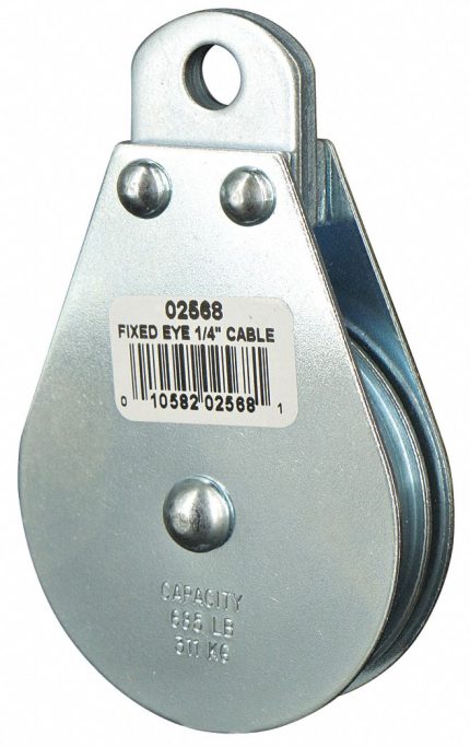 Fixed-Eye Attached Pulley Blocks