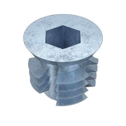 Flanged Socket Drive Inserts for Softwoods