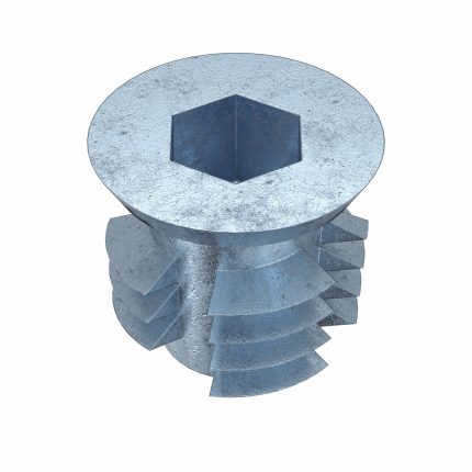 Flanged Socket Drive Inserts for Softwoods