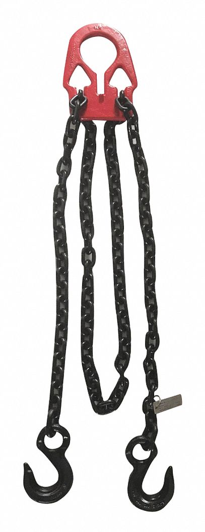 Adjustable-Length Grade-80 Double-Leg Chain Slings