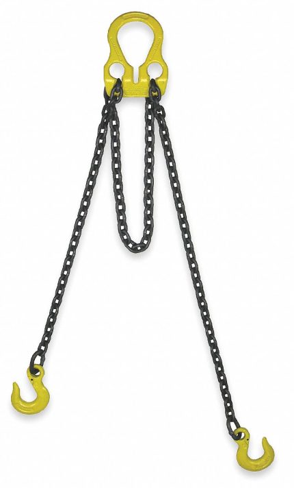 Adjustable-Length Grade-100 Double-Leg Chain Slings