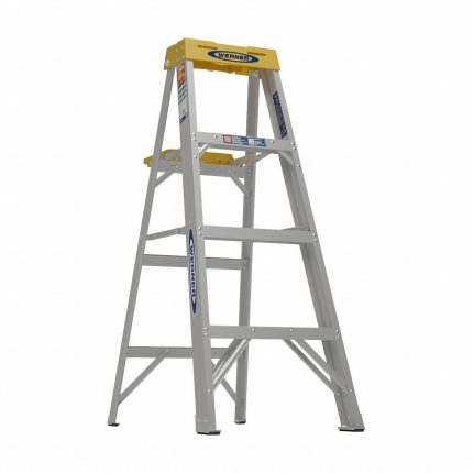 Lightweight Aluminum A-Frame Stepladders