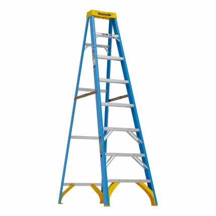 Non-Conductive Fiberglass A-Frame Stepladders